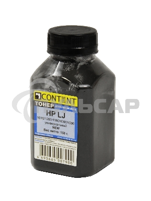 Тонер Content - для LJ 1010/1200/1160/4000/5000 new (150гр) банка универсальный
