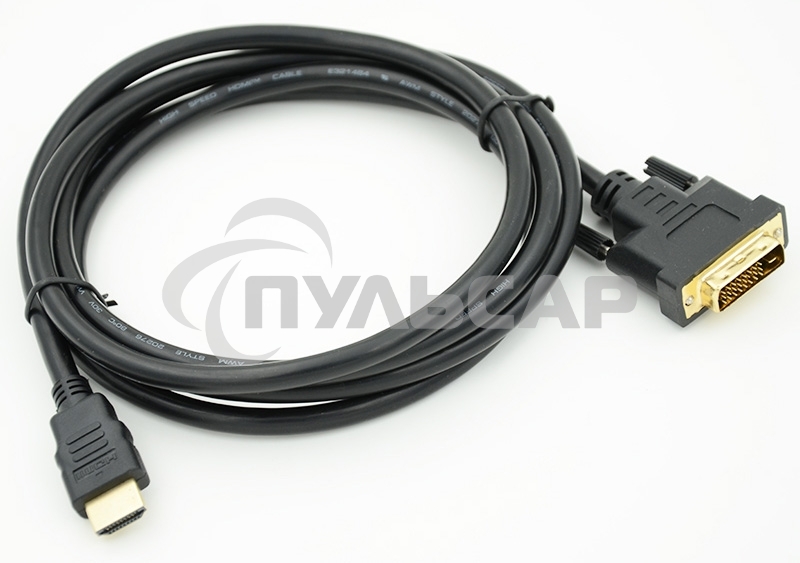 Кабель видео Behpex HDMI (m)/DVI-D (Dual Link) (m) 2м. черный