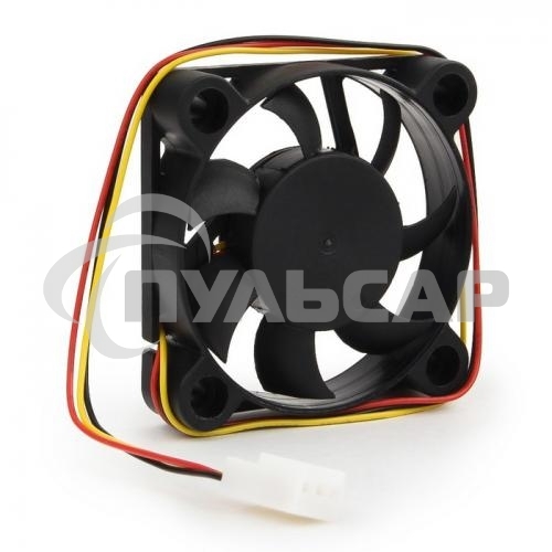 Вентилятор для корпуса Gembird D50SM-12AS черный, 50 мм, 4500 об/мин, 24 дБ, 3 pin