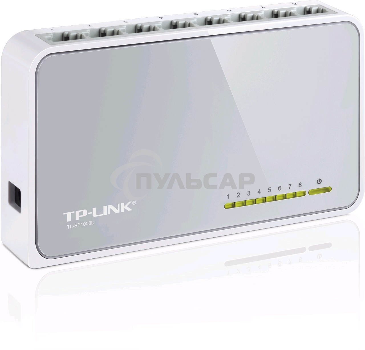 Коммутатор TP-Link SOHO TL-SF1008D Коммутатор 8-port 10/100M mini Desktop Switch, 8 10/100M RJ45 ports, Plastic case