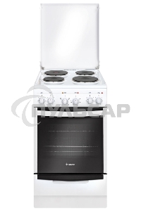 Плита электрическая Gefest 5140 белый, конфорок 3 электрических, духовка 55 л, 50 см x 85 см x 58.5 см