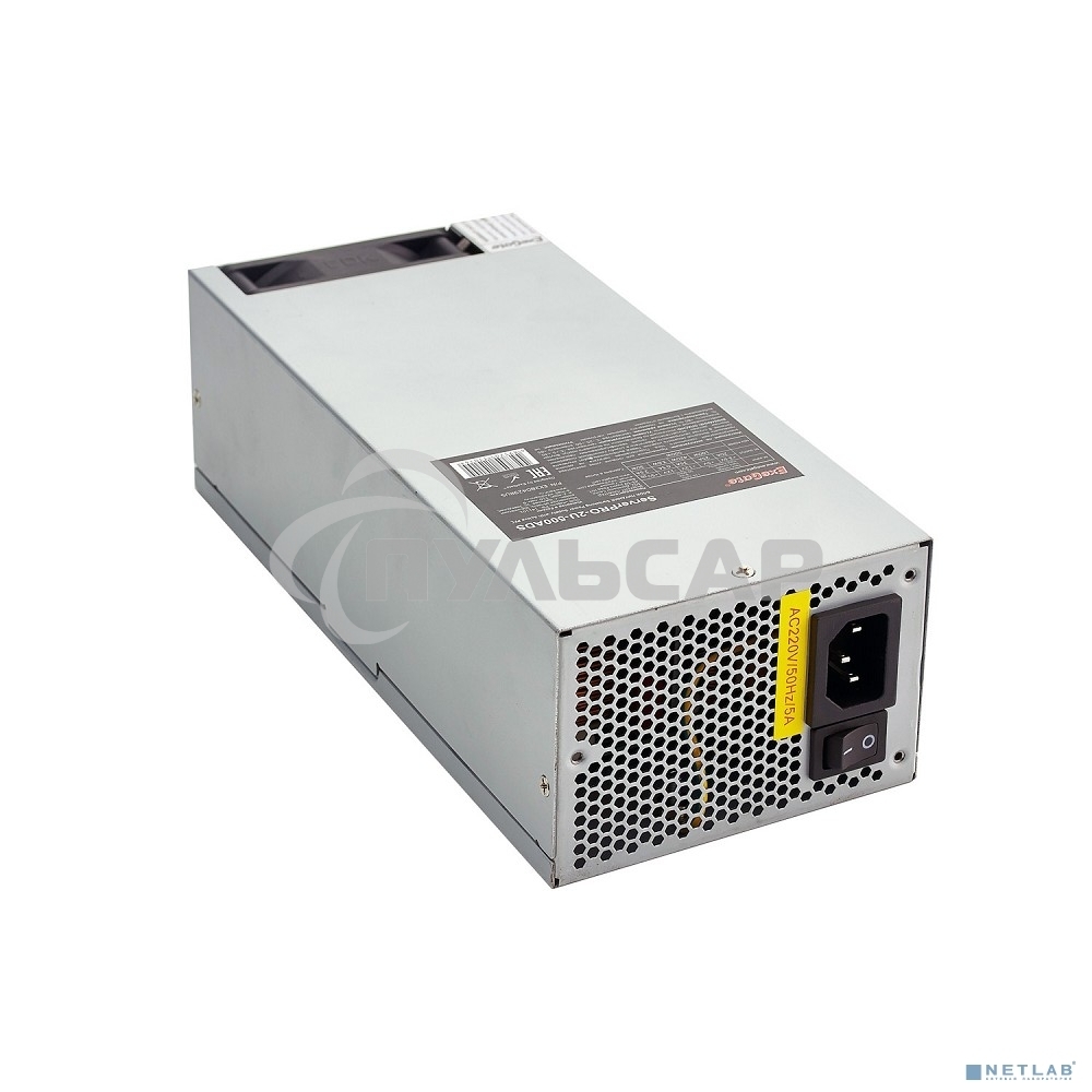 Блок питания серверный 500W ExeGate (ServerPRO-2U-500ADS) APFC, унив. для 2U, 24pin, 2*8pin, 3xSATA, 5xIDE