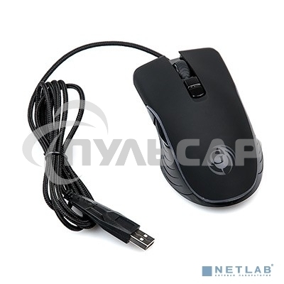 Мышь проводная Dialog Gan-Kata MGK-34U черный, 3200 dpi, USB, кнопки - 7