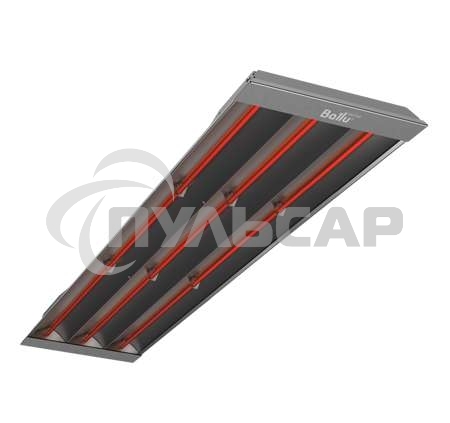 Обогреватель инфракрасный Ballu BIH-Т-6.0 серый, 6000 Вт, 60 м2