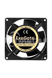 Вентилятор для корпуса ExeGate EX09225SAT черный, 92 мм, 2450 об/мин, 31 дБ