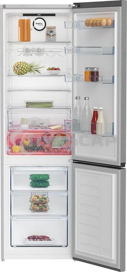 Холодильник Beko B3RCNK402HX нержавеющая сталь двухкамерный 257/100л морозилка снизу