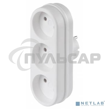 Сетевой разветвитель Buro BU-PS3-W (3 розетки) белый (пакет ПЭ)