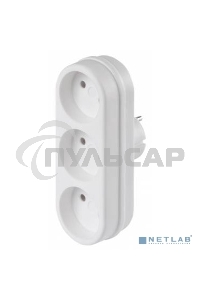 Сетевой разветвитель Buro BU-PS3-W (3 розетки) белый (пакет ПЭ)