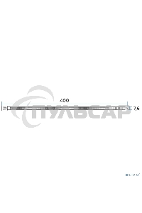 Хомут-стяжкa нейлоновая с тройным замком Rexant 400x7,6 мм, белая, упаковка 100 шт.