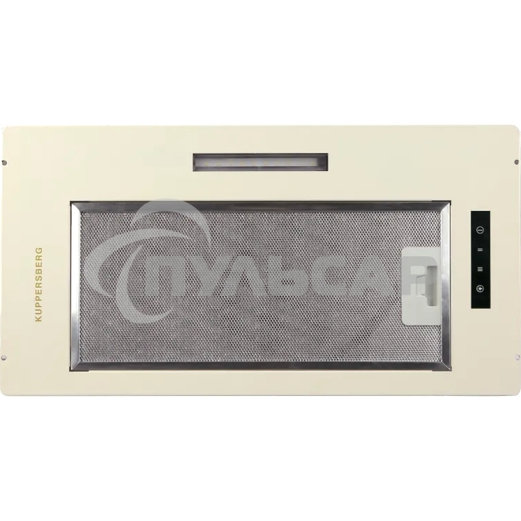 Вытяжка встраиваемая Kuppersberg Intouch 60 C бежевый, 55 см, 1000 м³/ч, 41 дБ