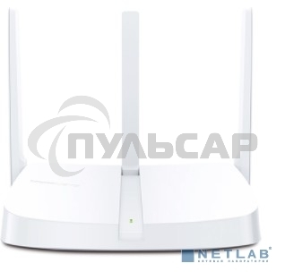 Роутер Mercusys MW306R 300 Mbps Multi-Mode Wireless N Router, 3 × Fixed External Antennas, 3× 10/100 LAN Port, 1× 10/100 WAN Port, 4 in 1- Access Point/Router/Range extender/WISP Mode, WPS/Reset Button, Parental Controls, Guest Network