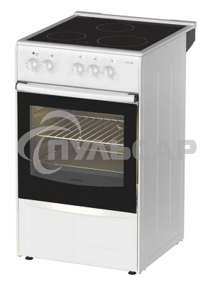 Плита электрическая Darina 1B EC 331 606 W белый/черный, конфорок 3 шт, духовка 50 л, 50 см x 85 см x 56 см