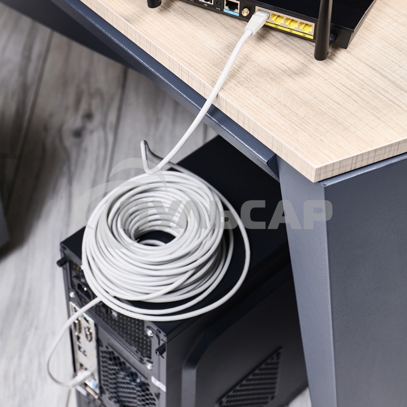 Пaтч-корд U/UTP Rexant, кат.5e, RJ45-RJ45, неэкранированный, PVC серый, 25м