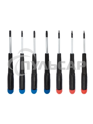 Набор часовых отверток TORX 7 предметов Rexant