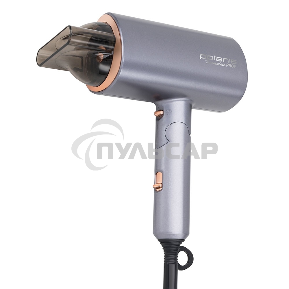 Фен Polaris PHD2090ACi Tourmaline PROF графит/розовое золото Фен 2000Вт