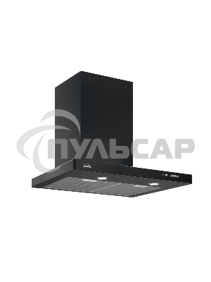 Вытяжка каминная Elikor Квадра 60П-430-К3Д черный, 59 см, 430 куб. м/ч, 56 дБ