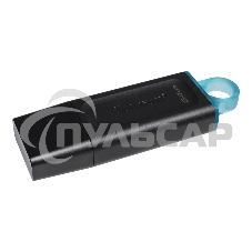 Флешка USB Kingston 64 Gb USB 3.2 Gen 1 DataTraveler Exodia черный/бирюзовый