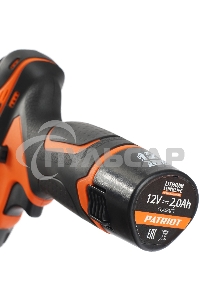 Дрель-шуруповерт Patriot BR 115Li, Аккумуляторная, 16В, 2 АКБ, Кейс