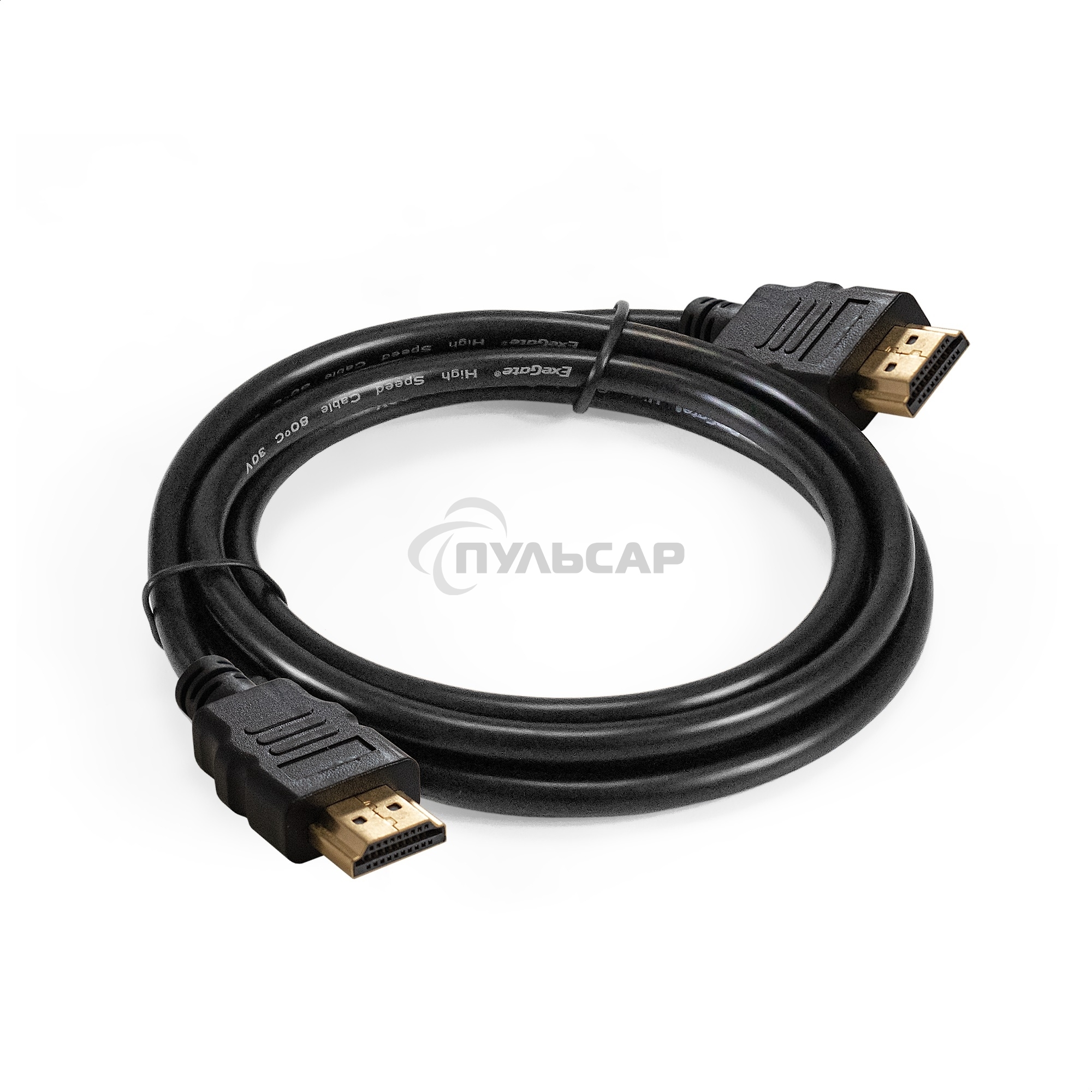 Кабель HDMI ExeGate EX-CC-HDMI-1.5 (19M/19M, 1,5м, v1.4b, позолоченные контакты)