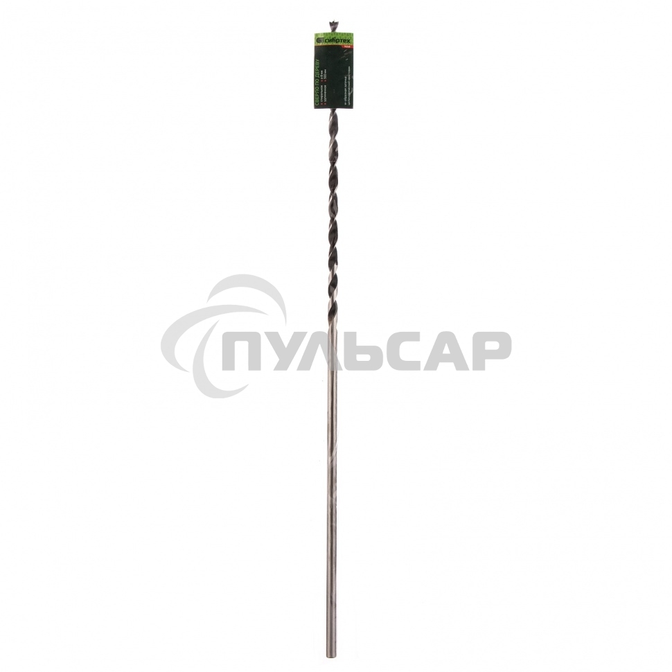 Сверло по дереву, 8х500 мм, цилиндрический хвостовик Сибртех