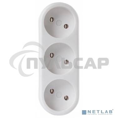 Сетевой разветвитель Buro BU-PS3-W (3 розетки) белый (пакет ПЭ)