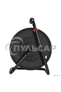 Удлинитель на катушке ExeGate industrial ECS-10-3-50 (4 евророзетки с заземлением, IP20, 50м, защита от детей, защита от перегрузки, 3х1,0мм2, 10А/2.3кВт)