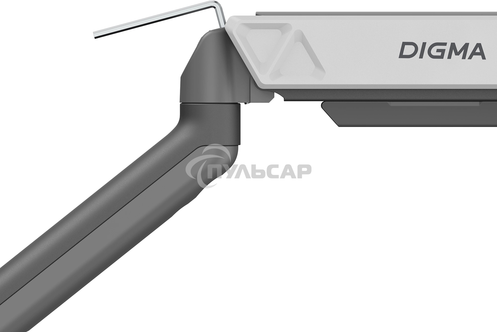 Кронштейн для мониторов ЖК Digma D-MM101 серый 17