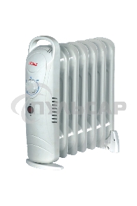 Обогреватель масляный Ресанта ОММ-7Н (7 секций) белый, 700 Вт, 10 м2, термостат 67/3/1