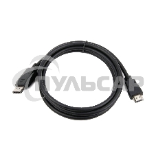 Кабель DisplayPort-HDMI Gembird/Cablexpert 1м, 20M/19M, черный, экран, пакет(CC-DP-HDMI-1M)
