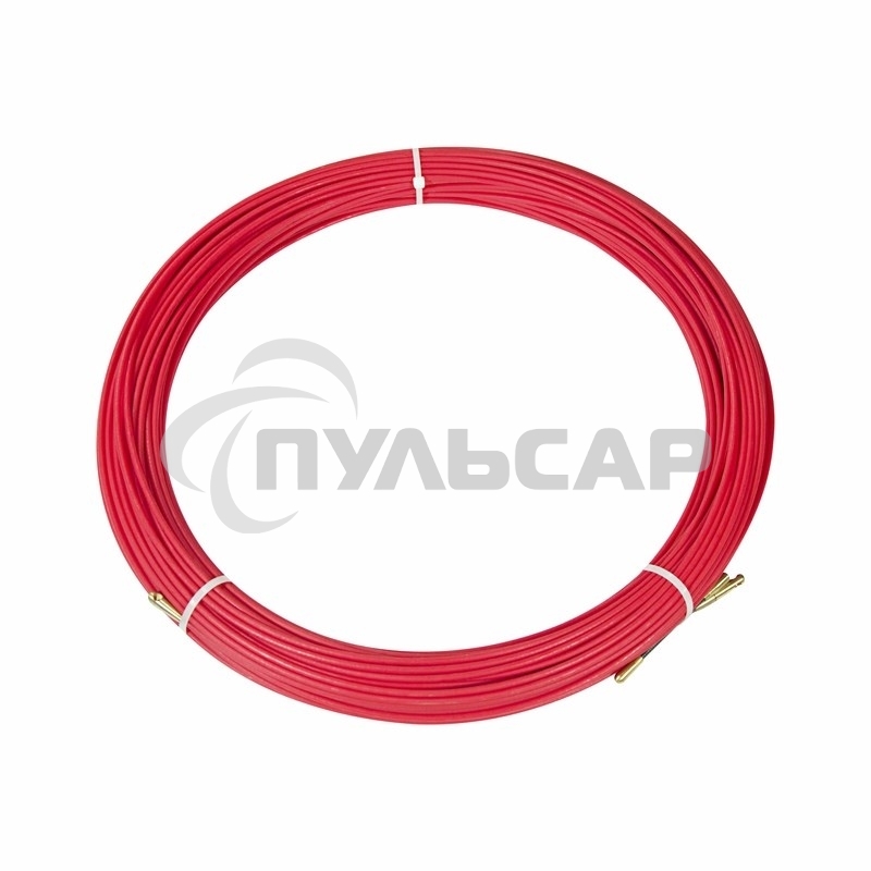 Протяжка кабельная Rexant (мини УЗК в бухте), стеклопруток, d=3,5 мм 50 м, красная