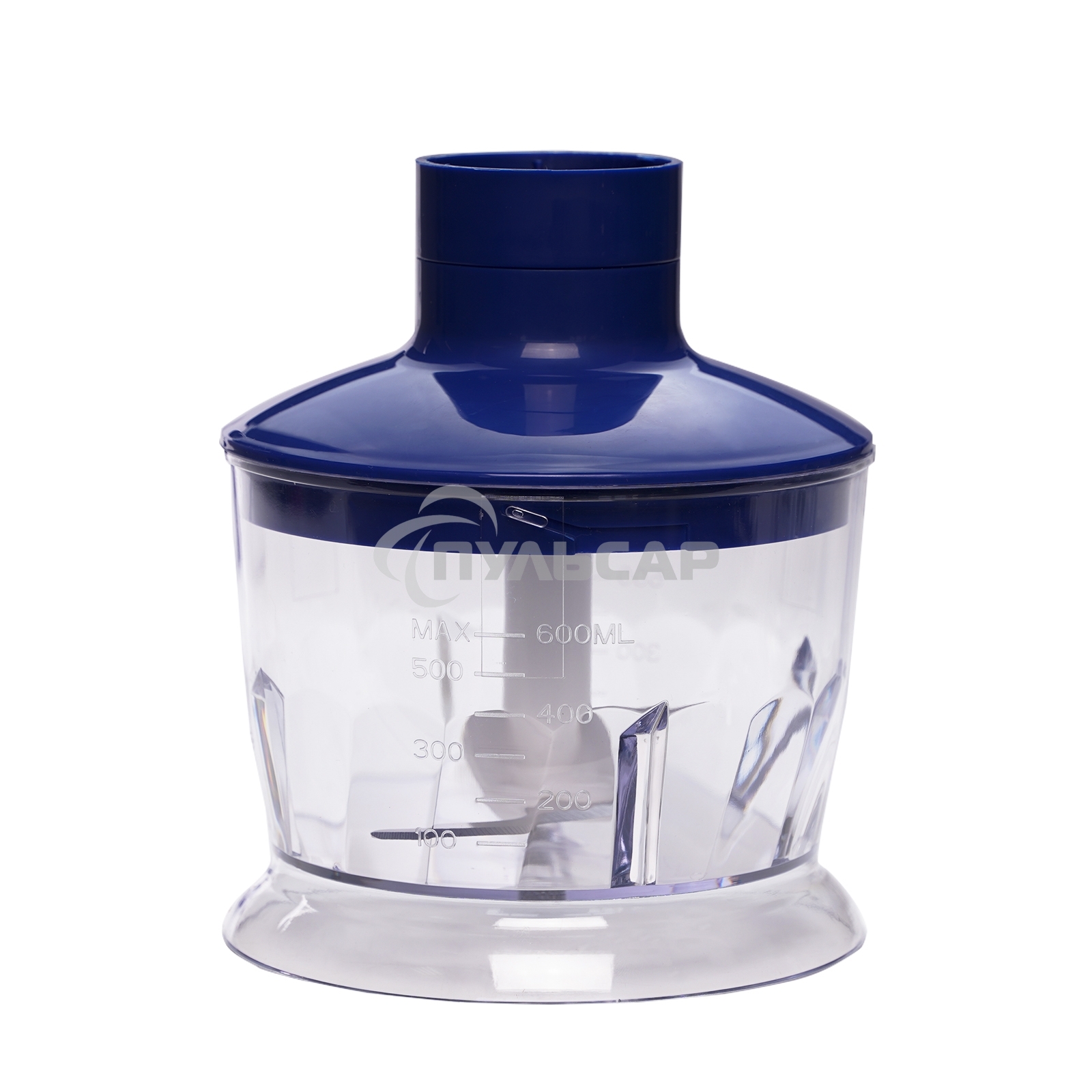 Блендер погружной Galaxy Line GL 2129, синий с серебристым, 900 Вт, 2 скорости и режим 