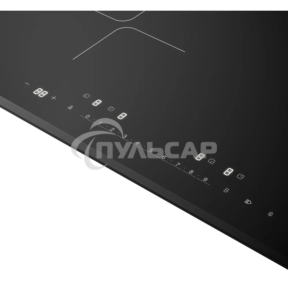 Варочная поверхность Kuppersberg/ Варочная поверхность Kuppersberg, индукция, High-Tech, 9 уровней мощности, inverter, таймер, пауза, Booster, автоматическое отключение, слайдерное управление, поддержание тепла, черный
