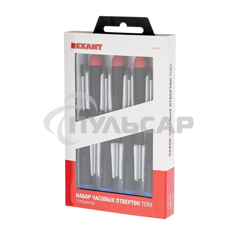 Набор часовых отверток TORX 7 предметов Rexant
