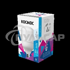 Лампа светодиодная HВтLED 40Вт 220В E27 4500К Космос LksmHWLED40WE2745