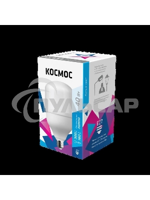 Лампа светодиодная HВтLED 40Вт 220В E27 4500К Космос LksmHWLED40WE2745