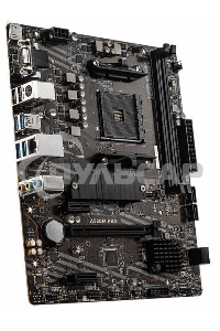 Материнская плата MSI A520M PRO, AM4, AMD A520, 2xDDR4, 4xSATA, 1xM.2, 1xPCIe 3.0 x16, 1xVGA, 1xDVI-D, 1xHDMI, 1x 1Gb LAN, 2xUSB 2.0, 4xUSB 3.2 Gen 1, 3x3.5 мм, 7.1, mATX