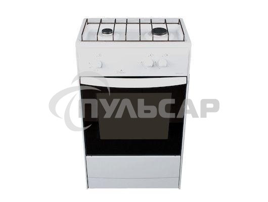 Плита газовая Darina 1AS GM 521 001 W белый/черный, конфорок 2 шт, духовка 45 л, 50 см x 85 см x 41 см