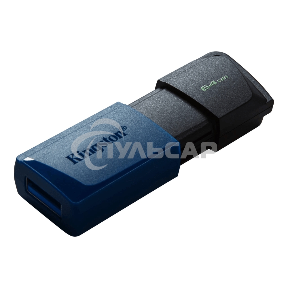 Флешка USB R/W Kingston 64 Gb DataTraveler Exodia M DTXM/64 Gb USB 3.0 черный/синий