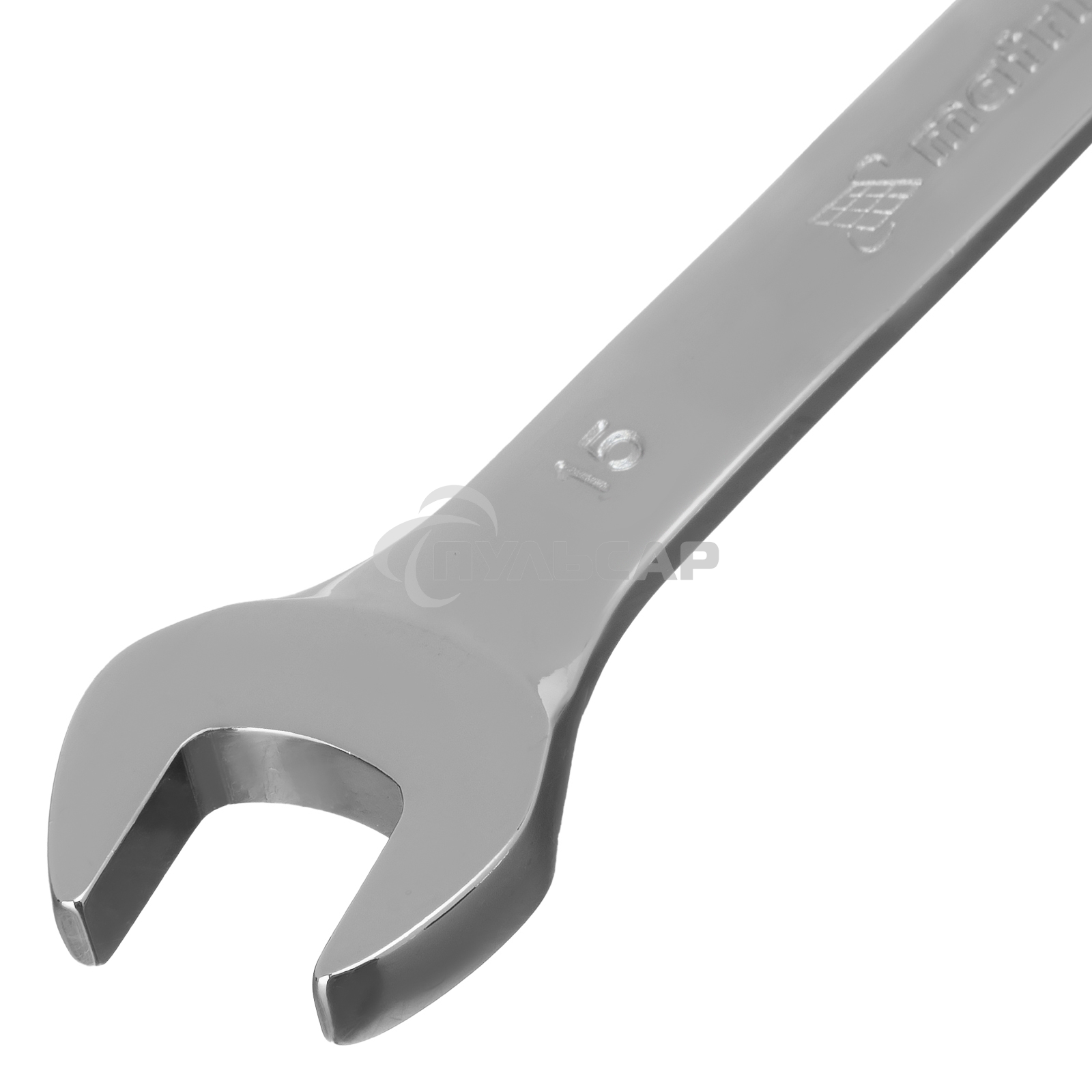 Ключ комбинированный трещоточный Matrix, 15 мм, CrV, зеркальный хром