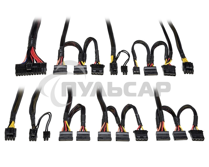 Блок питания серверный ExeGate (RM-700ADS) APFC,2х8см fan, 20+4pin/(4+4)pin+(4+4)pin, 2xPCI-E, 9xSATA