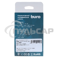 Переходник Buro USB Type-C (m)-microUSB (f) черный 