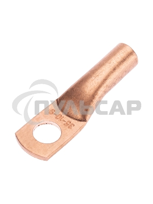 Наконечник медный ТМ 35-10-9 (35мм² - Ø10мм) (в упак. 50 шт.) Rexant