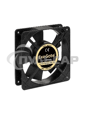 Вентилятор для корпуса ExeGate EX12025BAL черный, 120 мм, 2200 об/мин, 32 дБ