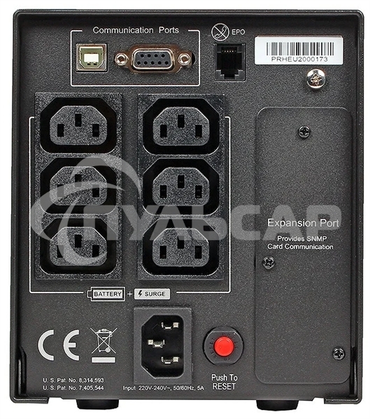 Источник бесперебойного питания CyberPower PR750ELCD 750VA/675W USB/RJ11/45 (6 IEC)
