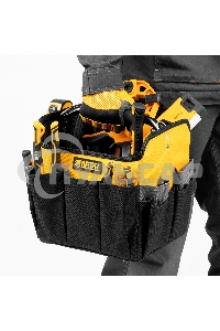 Переноска для инструмента, 260х240х300 мм, 22 кармана, наплечный ремень Denzel