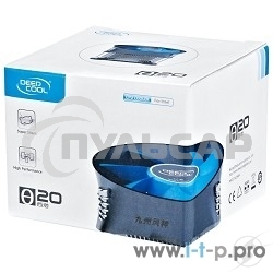 Кулер для процессора DEEPCOOL THETA 20 PWM черный, 100 мм, алюминий, 2400 об/мин, 32.5 дБ, 4 pin, 95 Вт, 60 мм