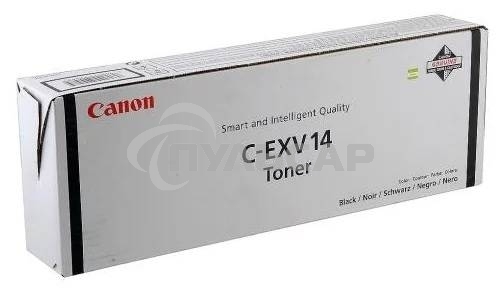 Картридж лазерный Canon C-EXV14 (0384B006) черный (8300 стр.) для Canon iR2016/2018/2020/2022/2025/2030/2318/2320 (1 туба 460 гр.)