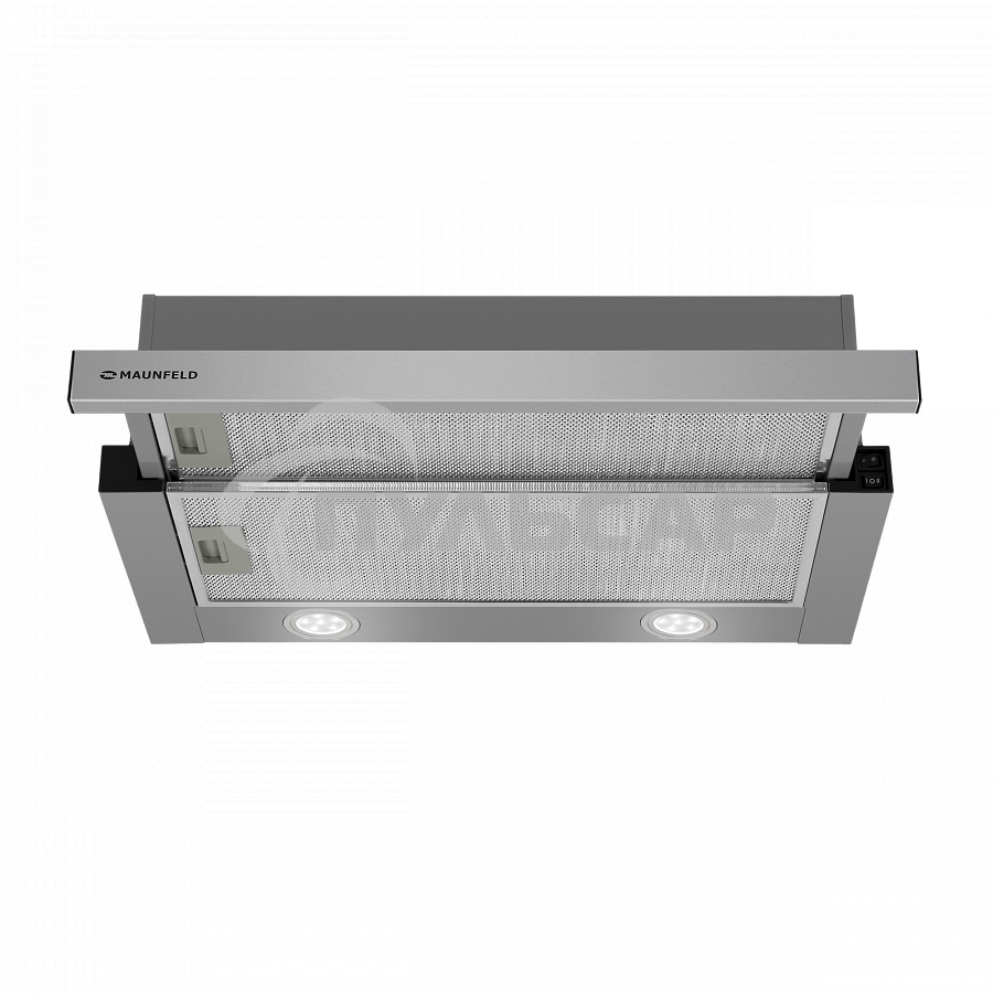 Вытяжка встраиваемая Maunfeld VS Light 60 нержавеющая сталь, 60 см, 520 куб. м/ч, 56 дБ