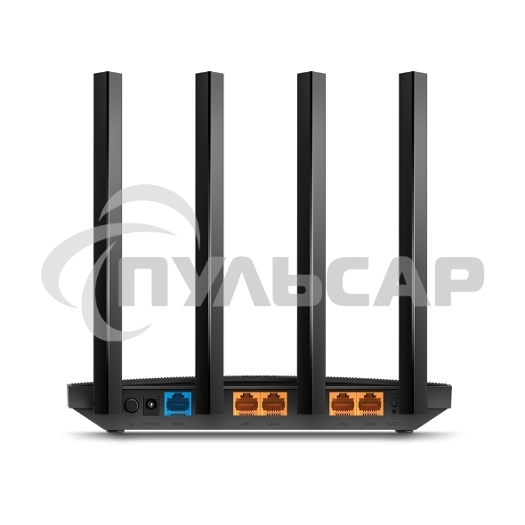 Роутер беспроводной TP-Link Archer C6U AC1200 10/100/1000BASE-TX/4G ready черный