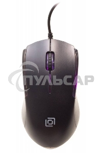 Мышь проводная Oklick 245M черный, 1000 dpi, USB, кнопки - 3